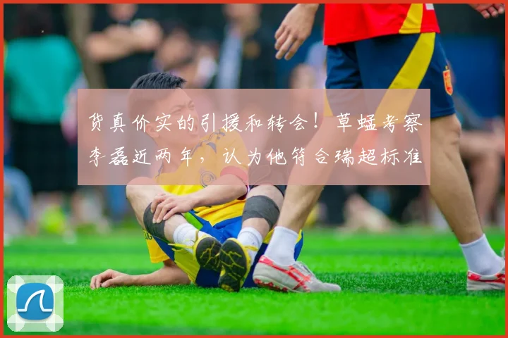 货真价实的引援和转会！草蜢考察李磊近两年，认为他符合瑞超标准