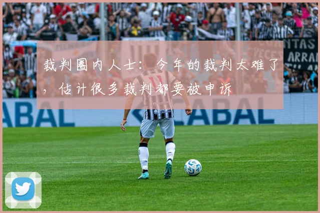 裁判圈内人士：今年的裁判太难了，估计很多裁判都要被申诉