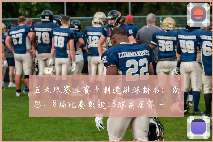 五大联赛本赛季制造进球排名：凯恩，8场比赛制造18球高居第一